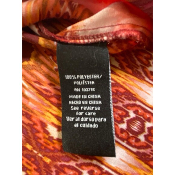 Zac & Rachel Multicolor Tunic Blouse With A Zipper Front Closure Size XL - Picture 4 of 12